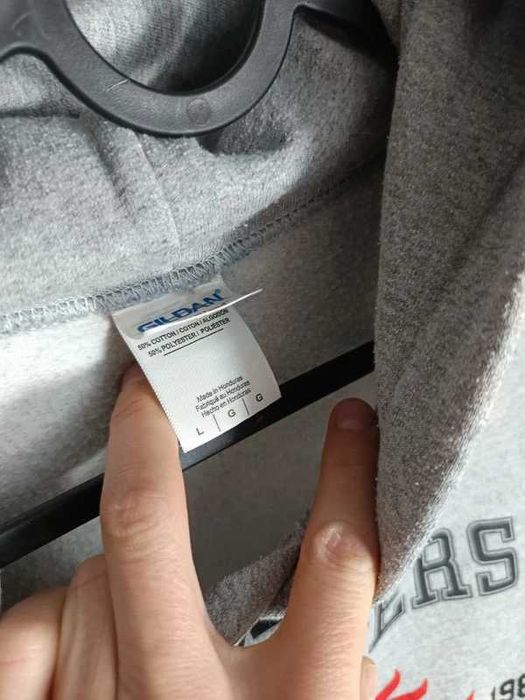 Bluza Supernatural Hoodie Demon Hunters Winchester Bros Grey Oversized Sweatshirt size L