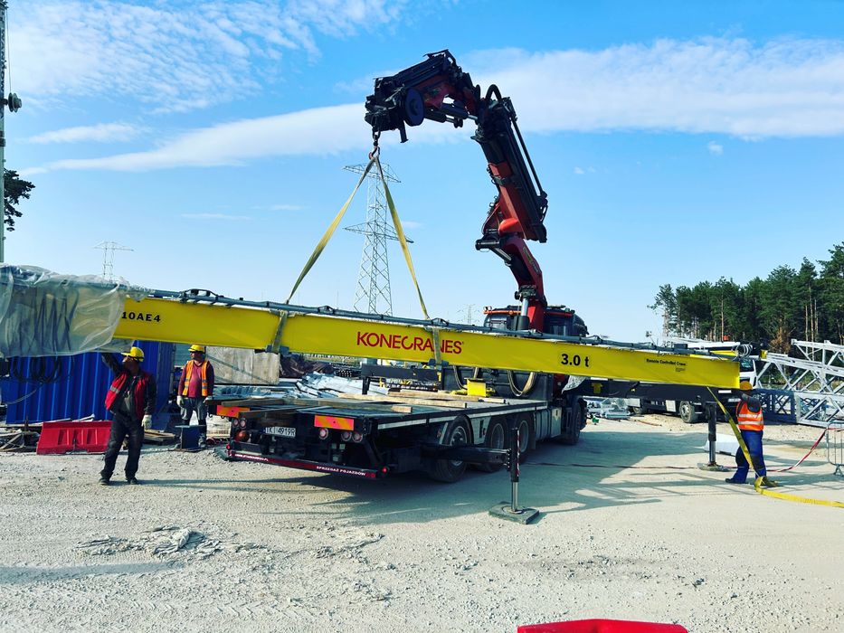 Transpotr HDS 21 ton podnoszenia 36 metry długosci