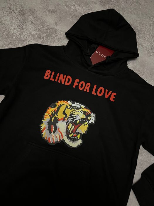 Худі Gucci Blind For Love , кофта гуччі блинд фор лов худи С М Л