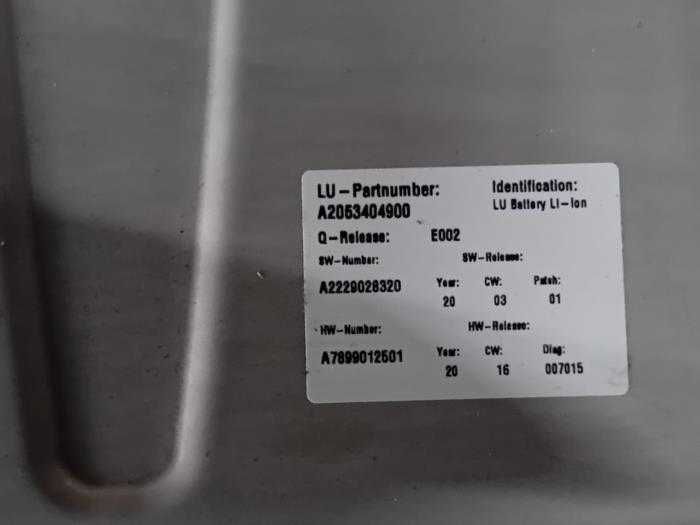 Bateria hibrida mercedes e300 d e