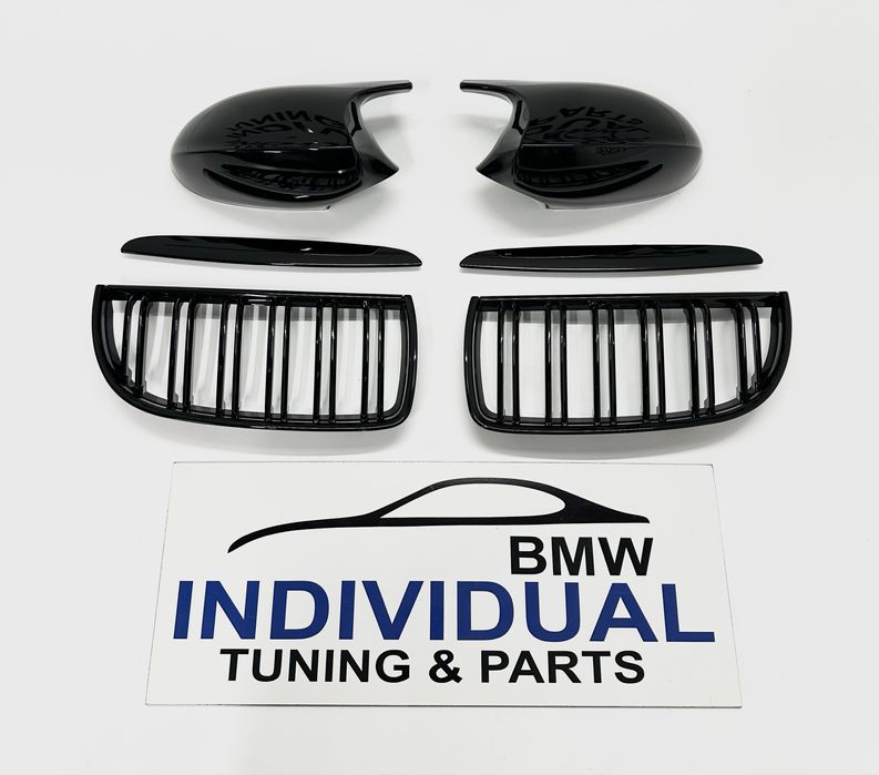 Ноздрі решіки bmw е90 e91 e92e BMW E90 E91 E92 дорестайлінг рестайлінг