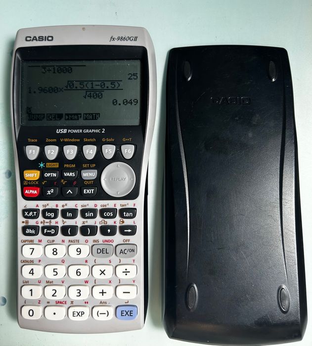 calculadora gráfica Casio FX-9860GII
