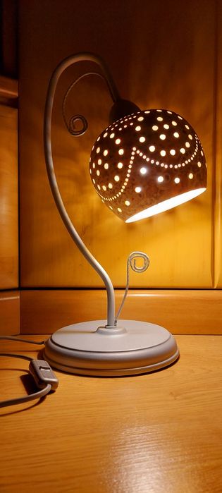 Lampa z tykwy nocna