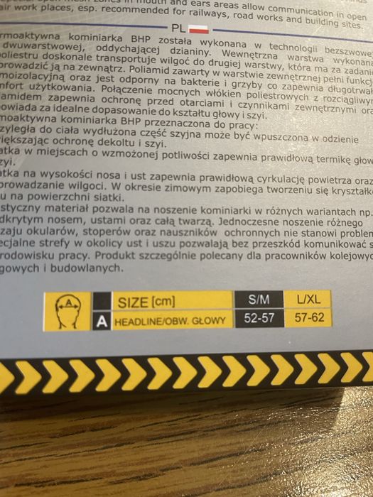 Kominiarka termoaktywna BRUBECK rozmiar L/XL