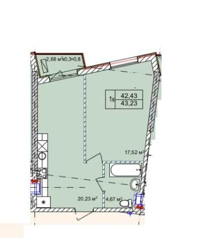 7я ст.Б.Фонтана, новый дом.  Сдан