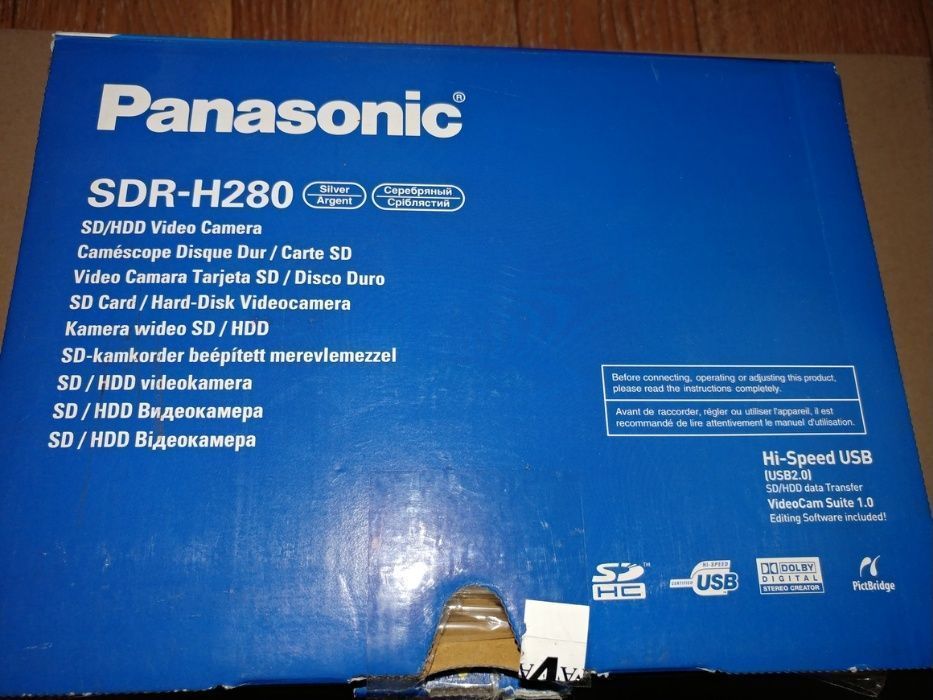 Видеокамера Panasonic SDR-H280 НОВАЯ