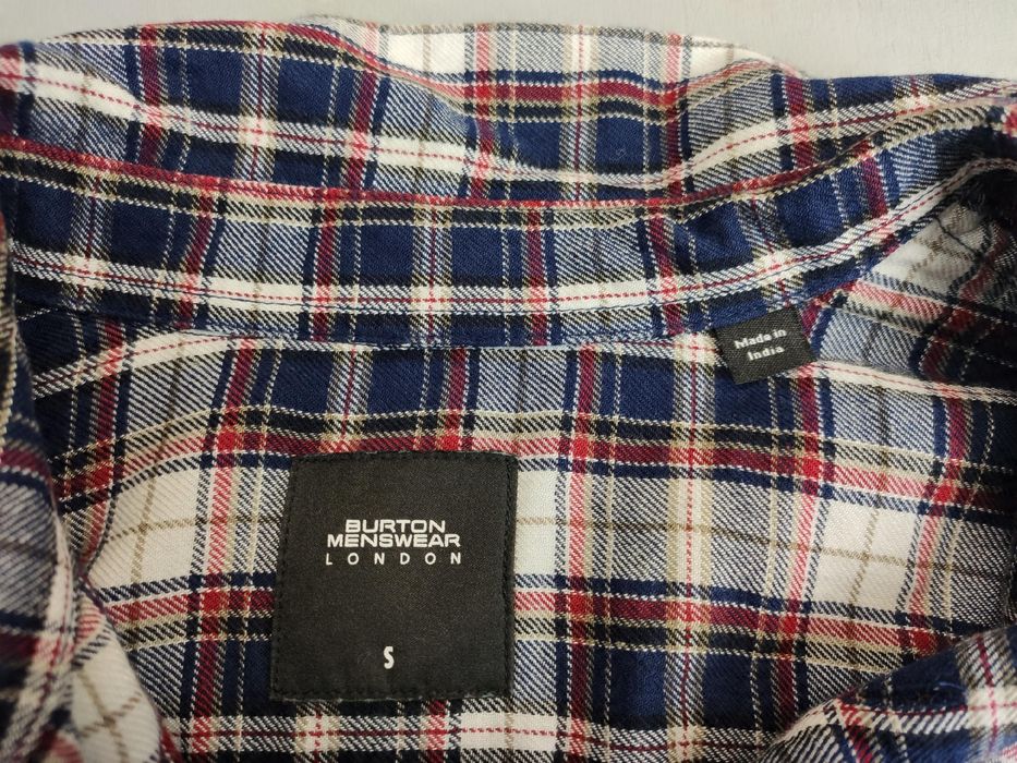 Burton fajna casualowa koszula w kratę rozm s
