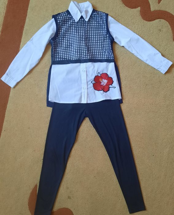 Сучасна вишиванка на дівчинку розмір 152