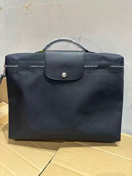 100% authentic Longchamp Black Briefcase