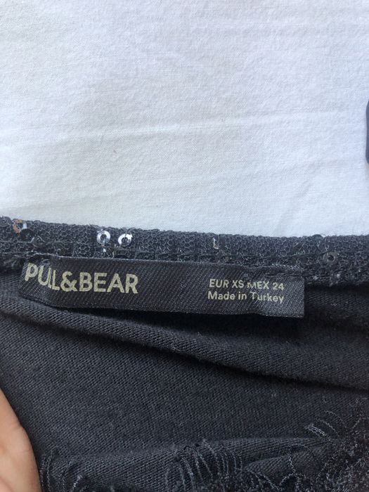 top preto para sair a noite pull and bear