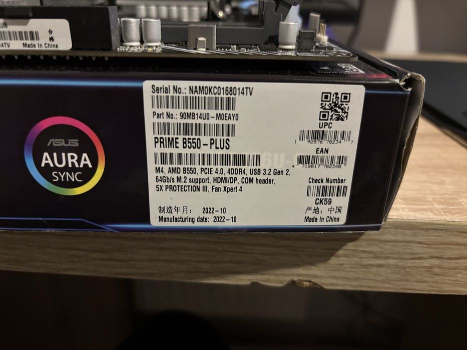 Asus prime b550-plus