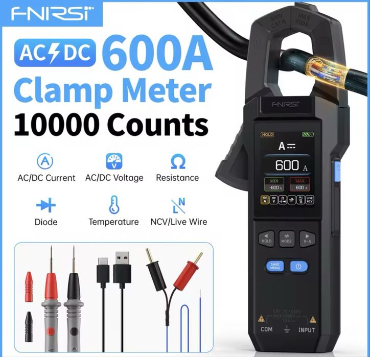 FNIRSI DMC-100 Струмовимірювальні кліщі-мультиметр
