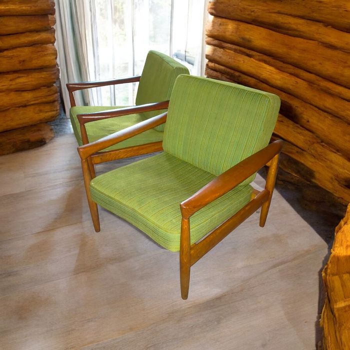 Unikat Para foteli Kolding, proj. Erik Wørts, IKEA, prl/ fotele /fotel