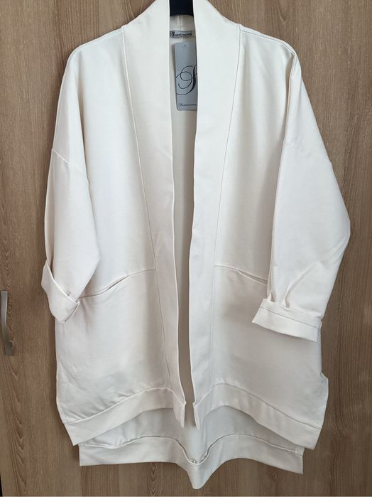 Kardigan nowy ecru , smietanka