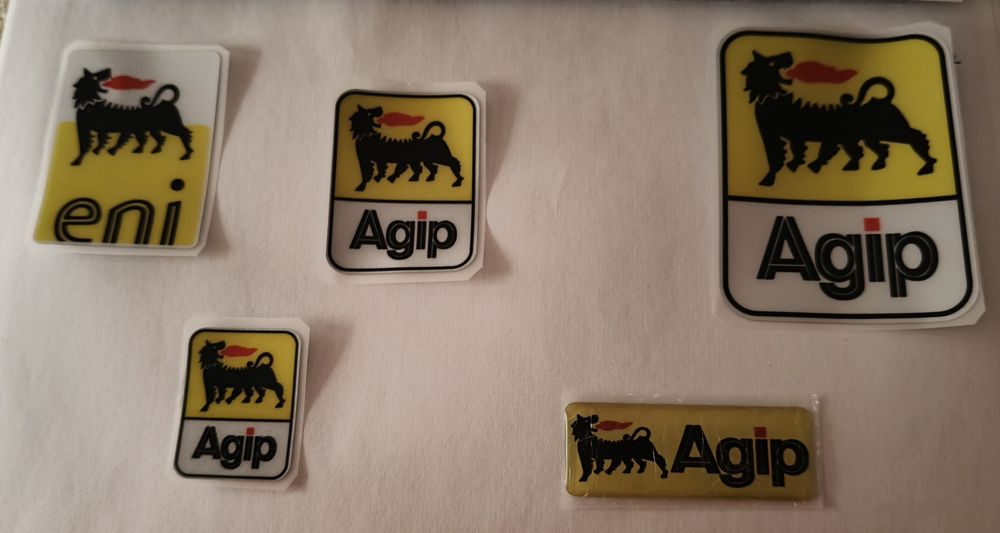 Pack de 5  Adesivos AGIP