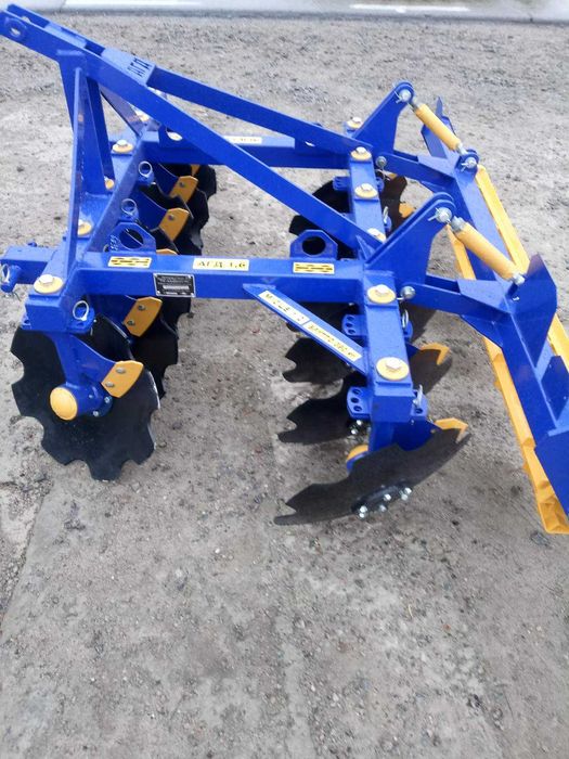 1,6м суперборона борона на мінітрактор  лущільник агрегат дисковий АГ