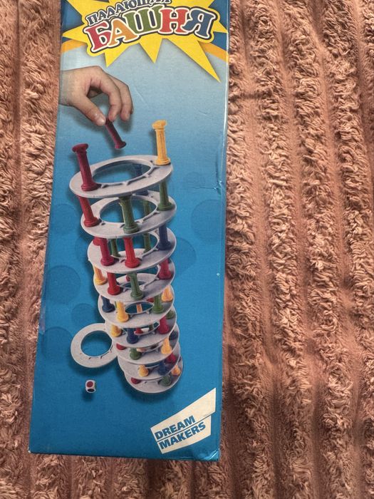 Гра дитяча настільна падаюча вежа дженга