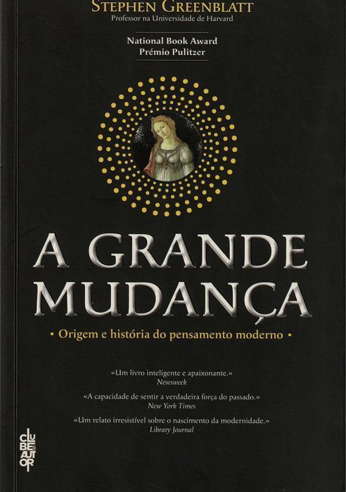 Livro A Grande Mudança de Stephen Greenblatt [Portes Grátis]