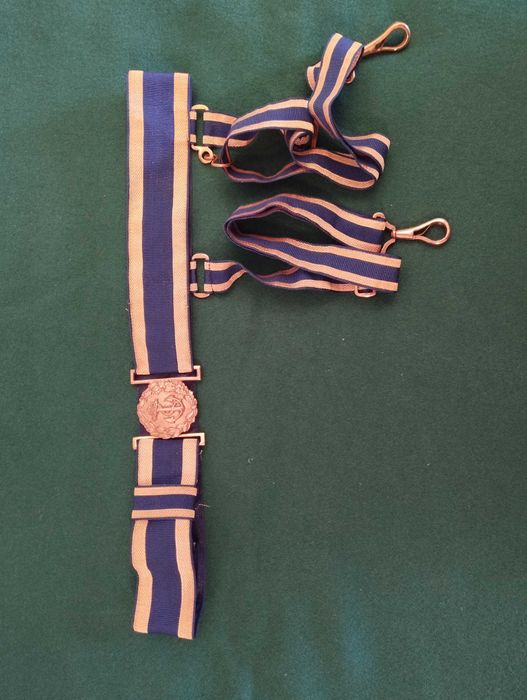 Cinturão para Espada de Oficial de Marinha Portuguesa dos anos 60.