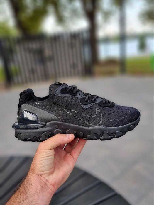 Чоловічі кросівки Nike React Vision "Black/Classic" Розміри 40-45
