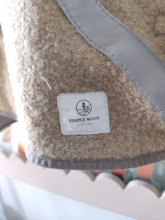 Ponczo samochodowe merino 0 - 3 lata