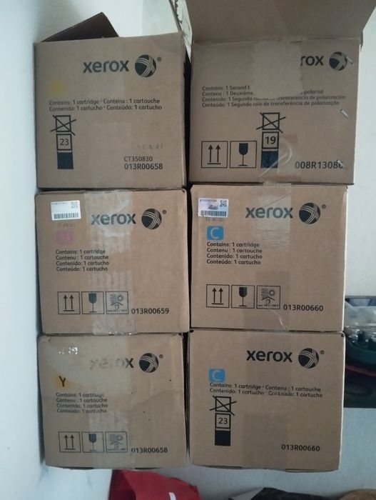 Tambores Xerox 7220 amarelo/azul/magenta e transfer roller