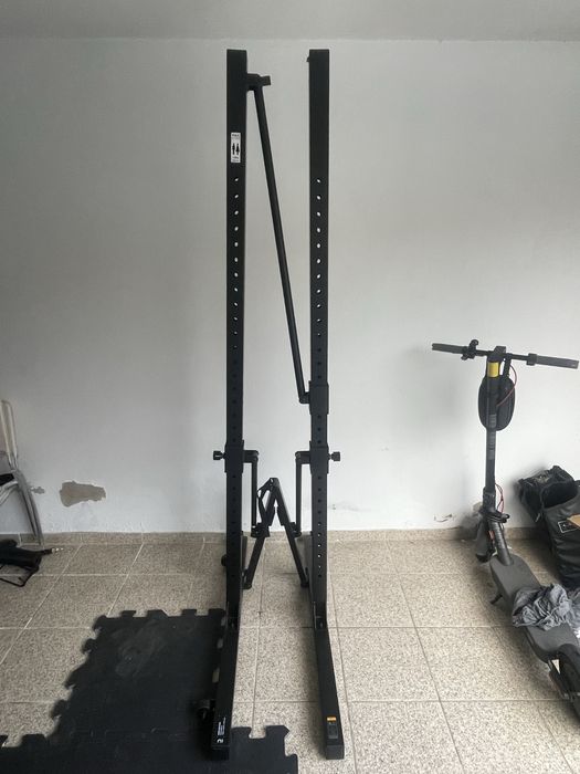 Rack de musculação 500 Dobrável/Retrátil