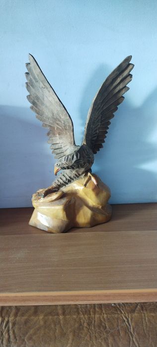 Орел статуетка дерево вінтаж