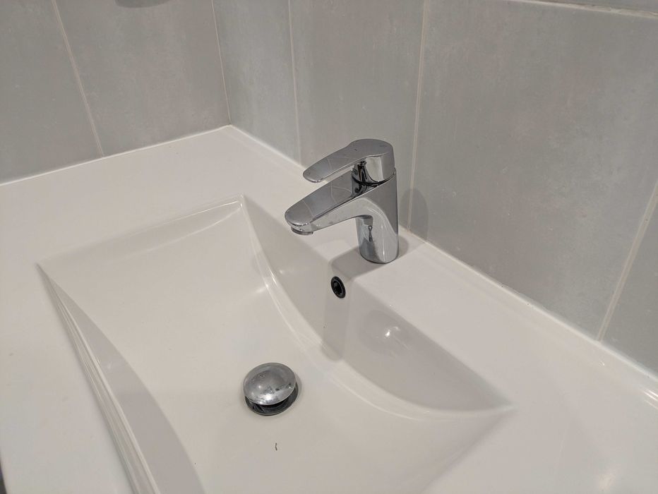 Móvel de WC com Lavatório, s/Torneira