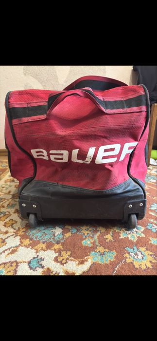 Сумка баул bauer red, хоккей