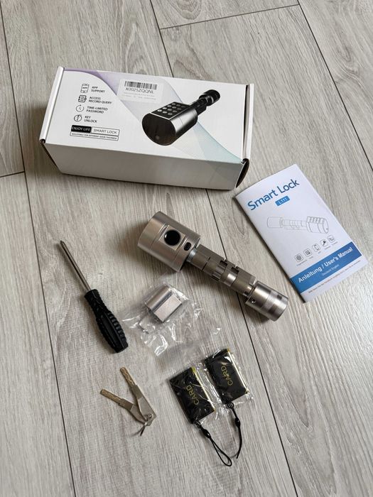 Smart cylinder lock zamek elektroniczny odcisk palca nfc klawiatura tuya