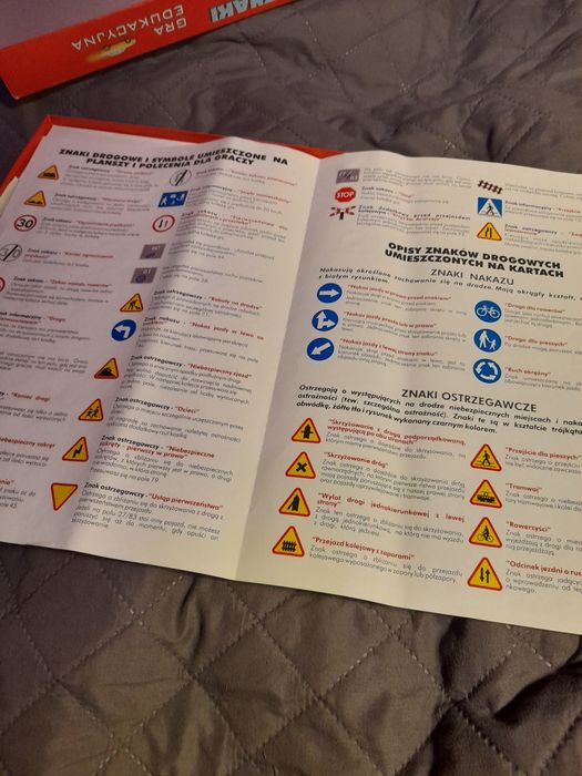 Gra planszowa Poznaj Znaki Drogowe