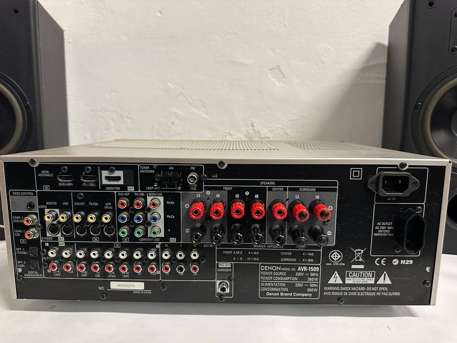 7.1 Amplituner Denon AVR-1509, 110 W/ kan.