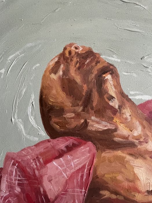 “flutuo”, quadro a óleo