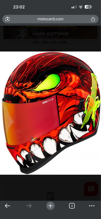 Kask icon Airform Manik Red