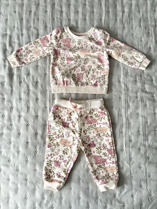 Dwa Komplety Dresy Dla Dziewczynki Nowe 74