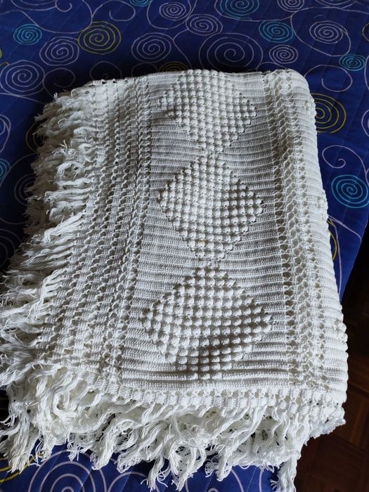 Colcha em crochê