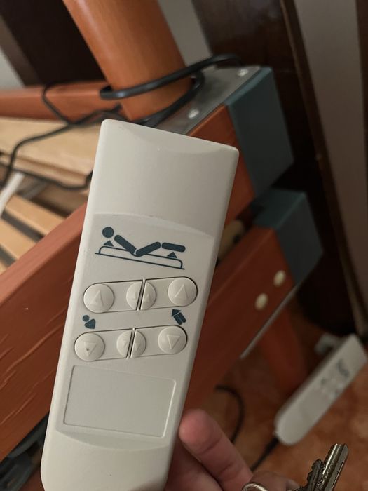 Cama de solteiro articulada elétrica com colchão