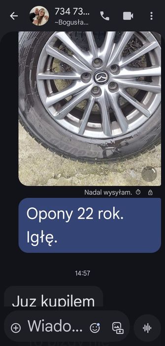 Mazda CX-5,CX-3,CX-30 kola zimowe. Oryginal.