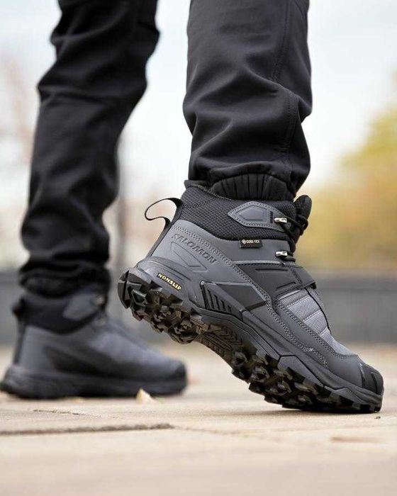 Зимові кросівки Salomon X Ultra 4 Mid хутро (41-46) Черевики чоловічі