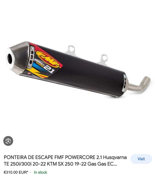Ponteira FMF Powercore 2.1 Enduro, Hard Enduro - KTM