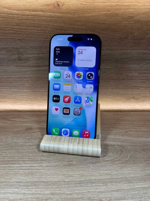 iPhone 16 Pro 128 Black!! АКБ: 94%!! №: 5019! З США!! Стан гарний!! Айфон купити оригінал !!