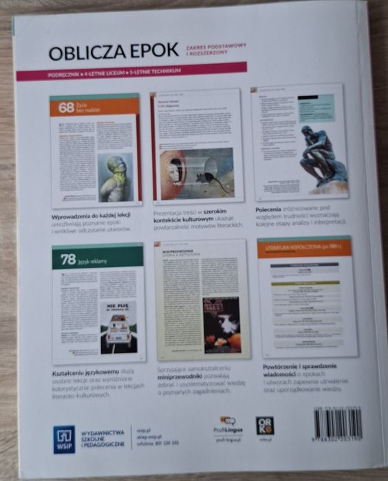 Oblicza epok "4" Język polski