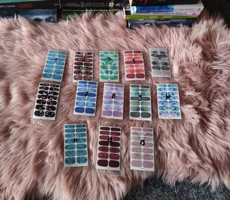 Zamiennik hybrydy Nowe przyklejane paznokcie różne do wyboru