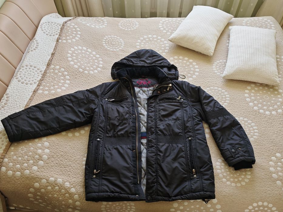 Курточка Зимова Осіння, Чоловіча, тепла, з капюшоном