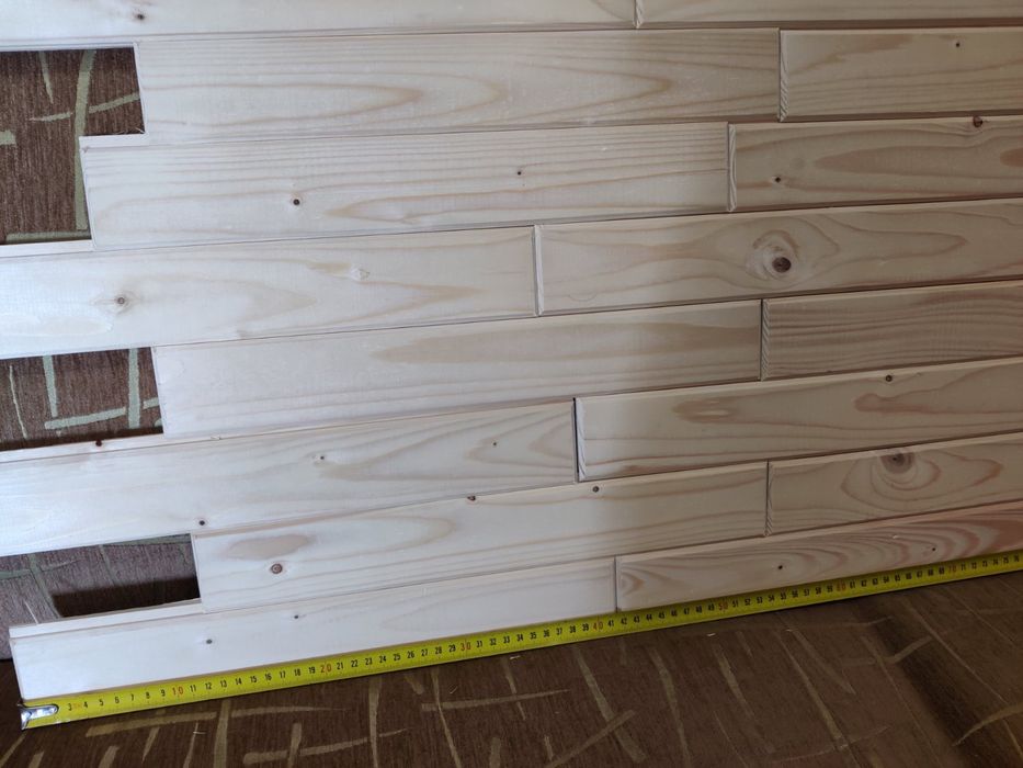 Вагонка з фаскою під цеглу