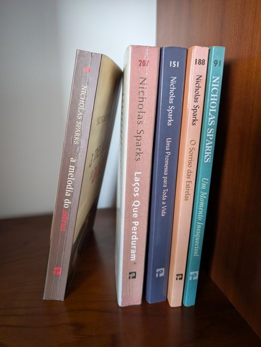 5 livros Nicolas Sparks