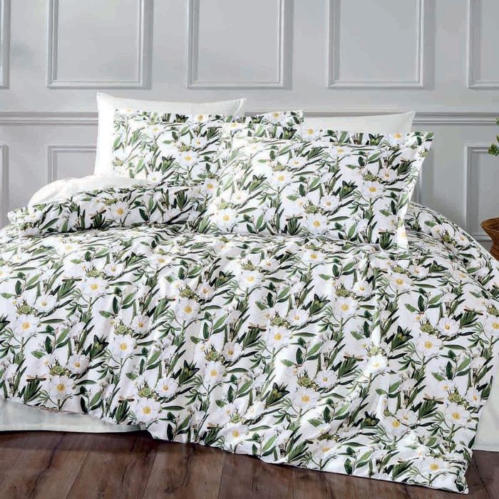 Постельное белье Tivolyo Home семейное с двумя пододеяльниками