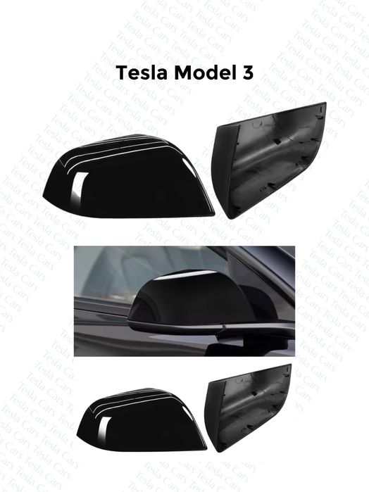 Накладка дзеркала верхня, корпус дзеркала, кутик (Трикутник) дзеркала Tesla Model 3/Y Juniper