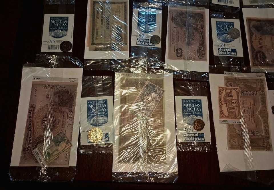 Grande Coleção Moedas e Notas JN